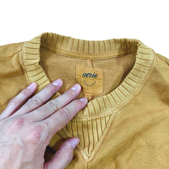 Aerie Oversized Peach Crewneck Sweater - XL - Picture 3 of 4